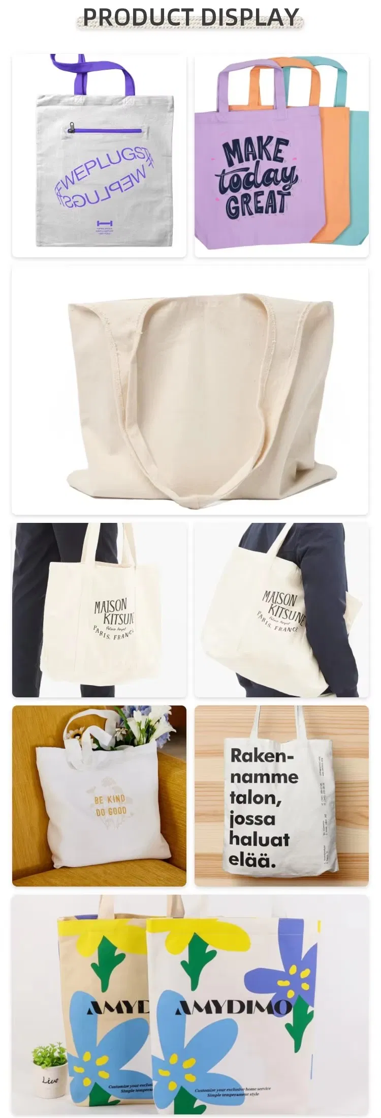 Cotton Tote Bag Usage