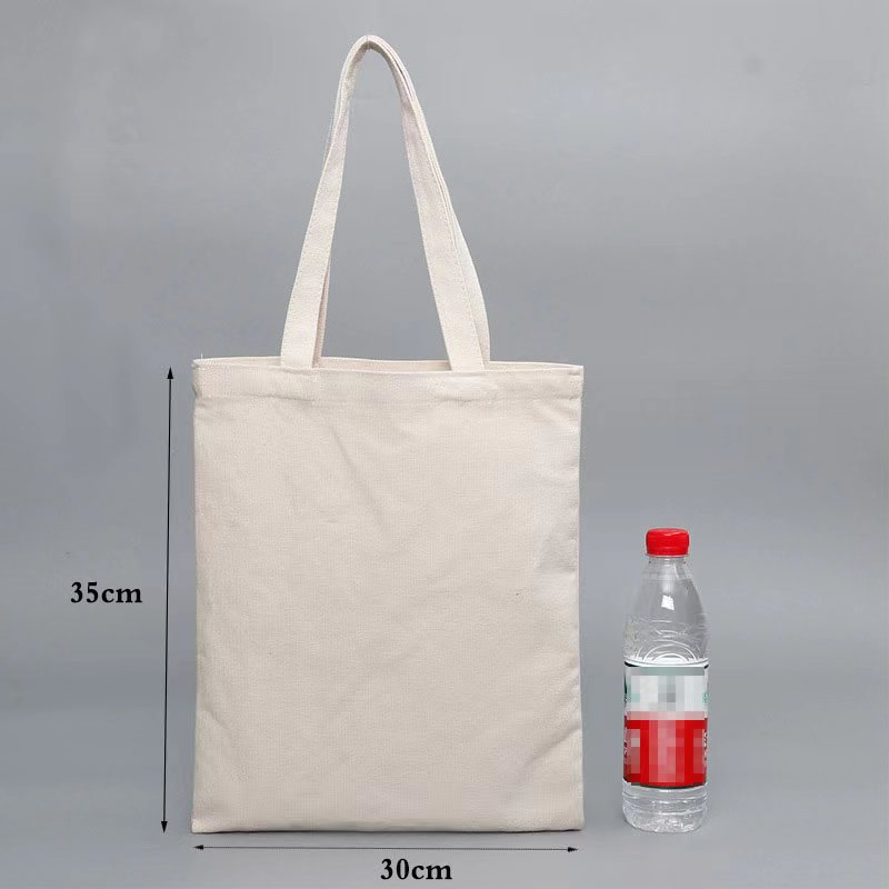 Hot Sale Reusable Blank Cotton Tote Bag Custom Logo Fashion Eco Friendly Organic Cloth Packaging Canvas Shopping Tote Bag