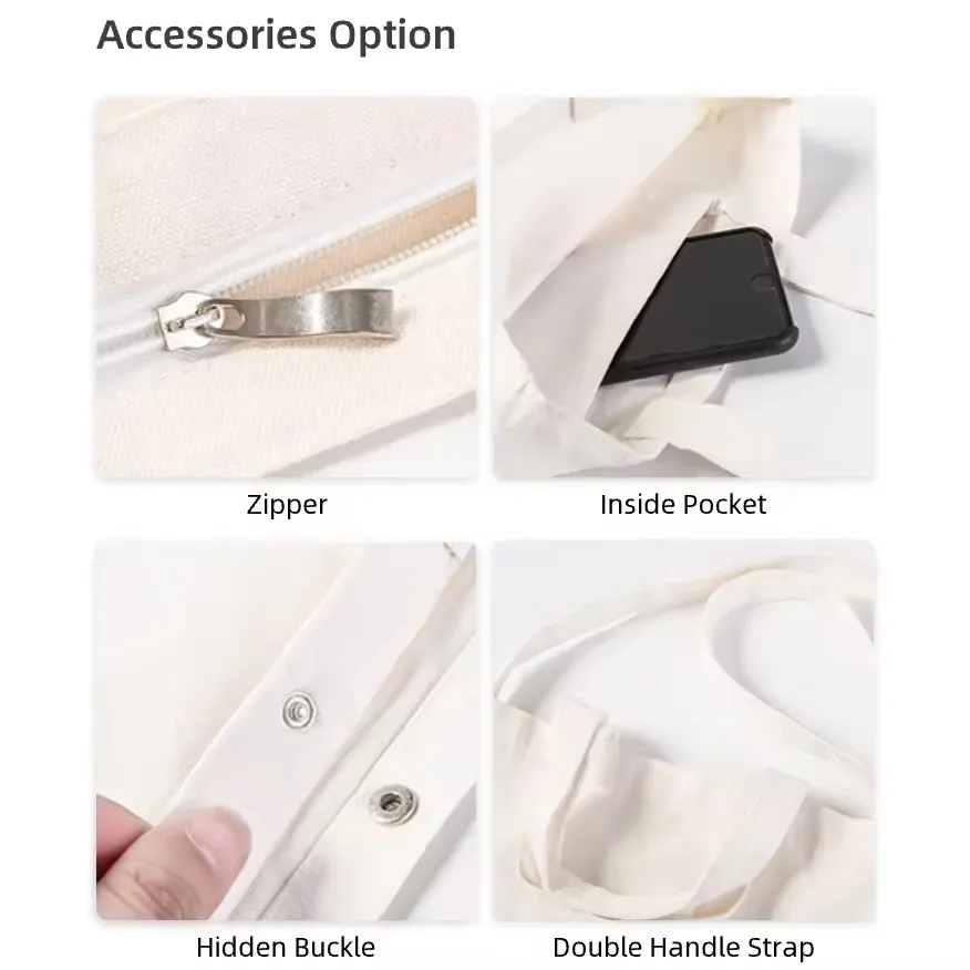 Cotton Tote Bag Square View