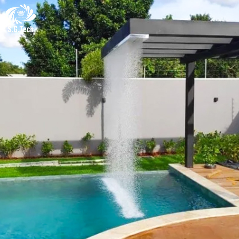 Water Crown Custom Design for Shopping Malls and Events Water Curtain