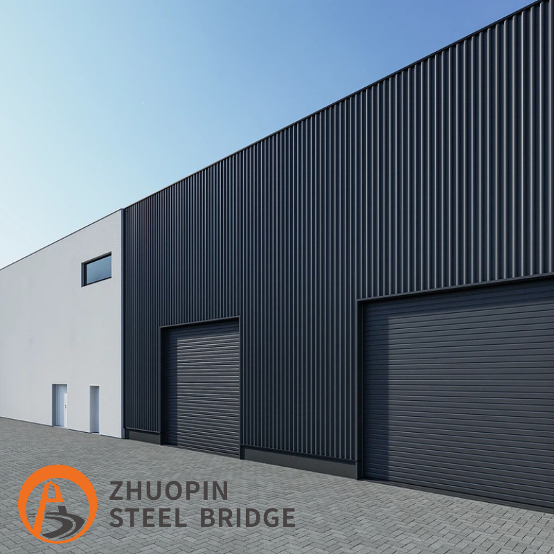 Compliant with Building Codes Economic Steel Buildings / Industrial Steel Workshop