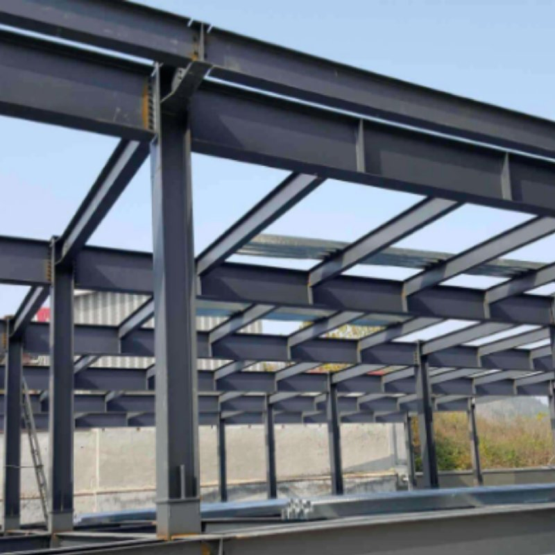 Metal Building Fast Installing Customized Hangar Warehouse Exhibition Hall Canopy Steel Structue