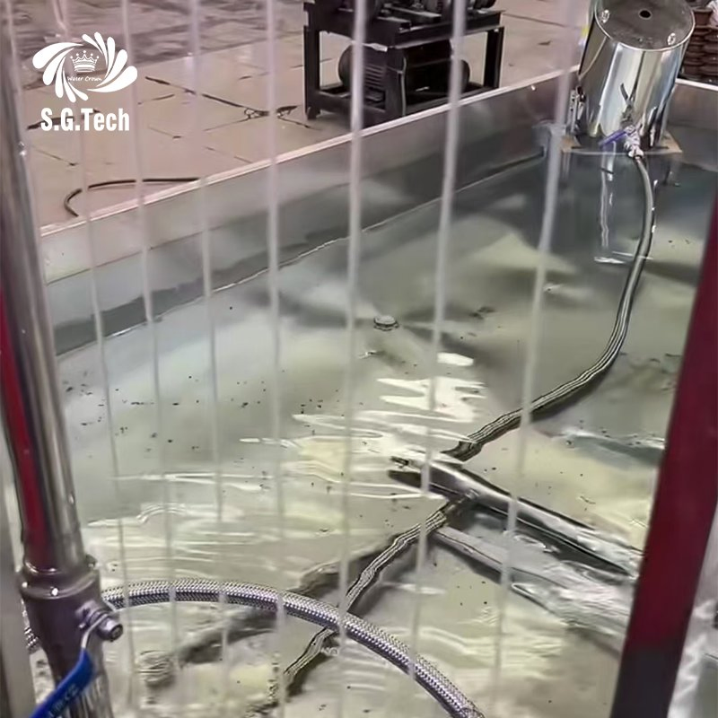 Water Crown Stylish Modular Design for Interior Spaces Rain Water Curtain