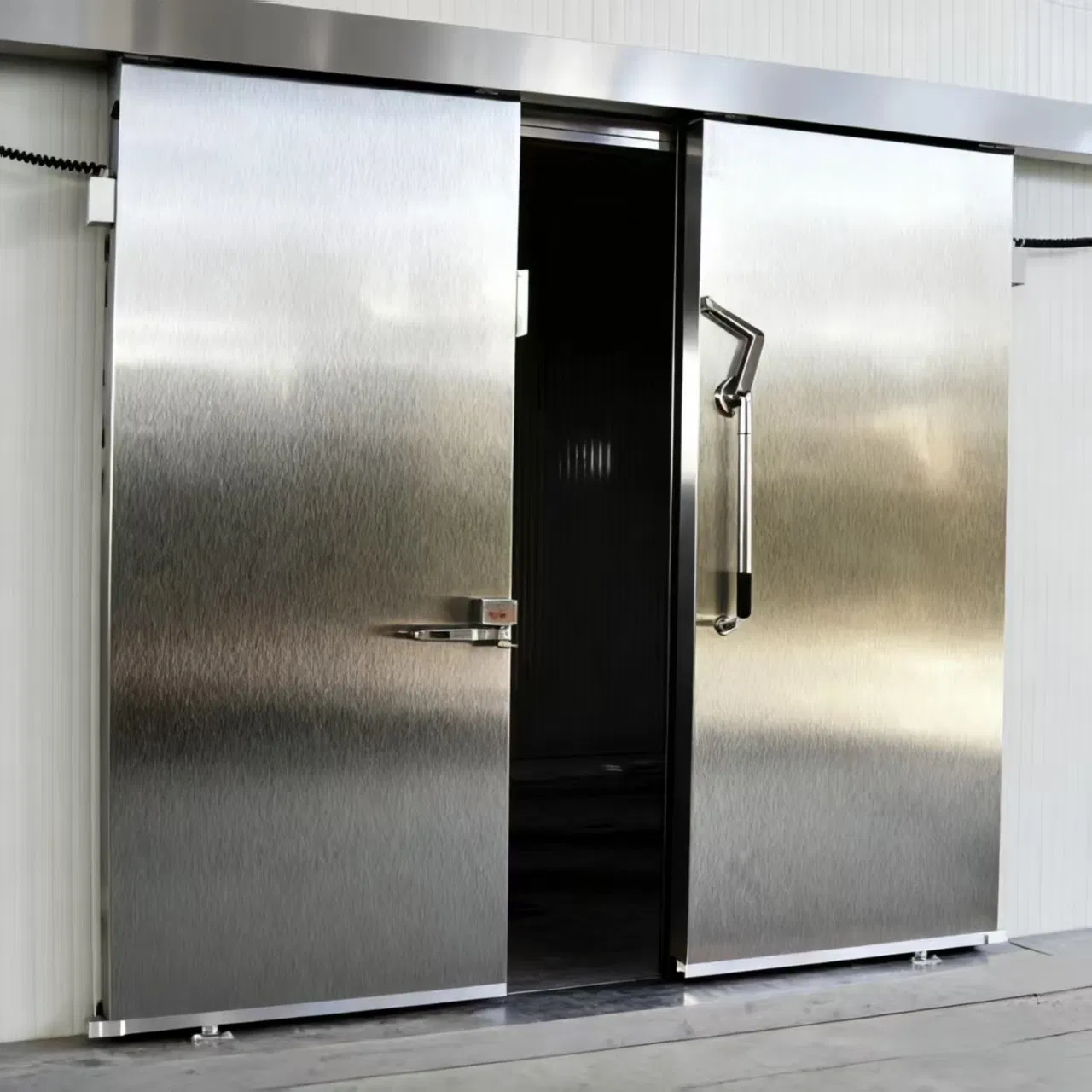 Industrial Electric Sliding Door Color Steel Sandwich Panel Insulated Workshop Warehouse Doors