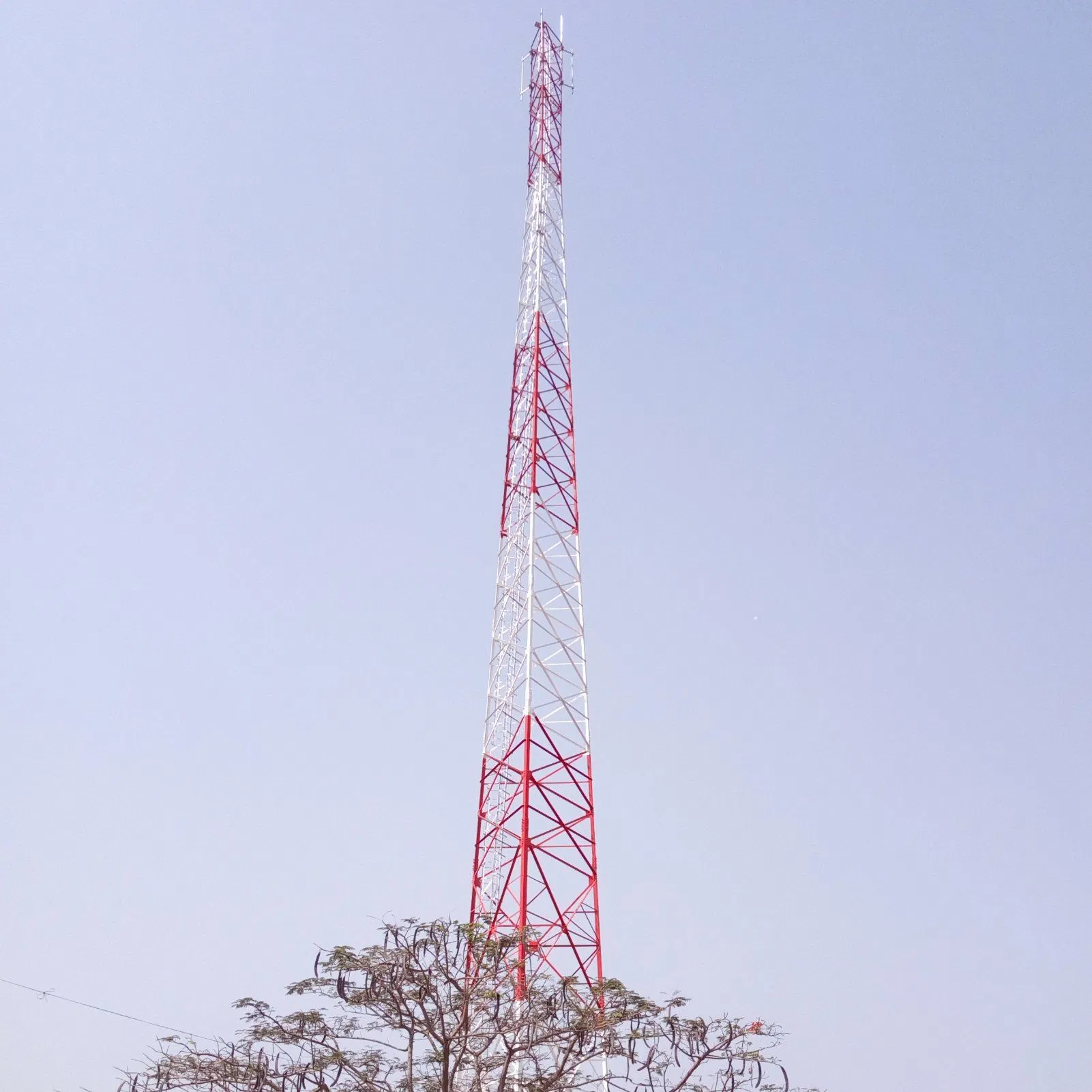 Angular Self-Supporting Steel Telecom Tower with WiFi Antenna with Customization