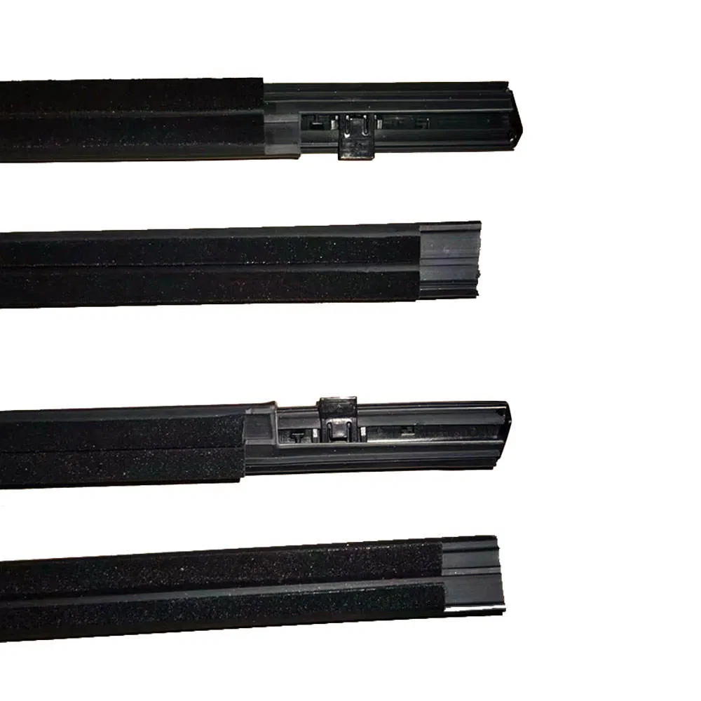 4 PCS Car Outer Door Window Moulding Trim Weatherstrip Seal Belt Compatible for Honda Civic 2016-2021 4 Door Sedan