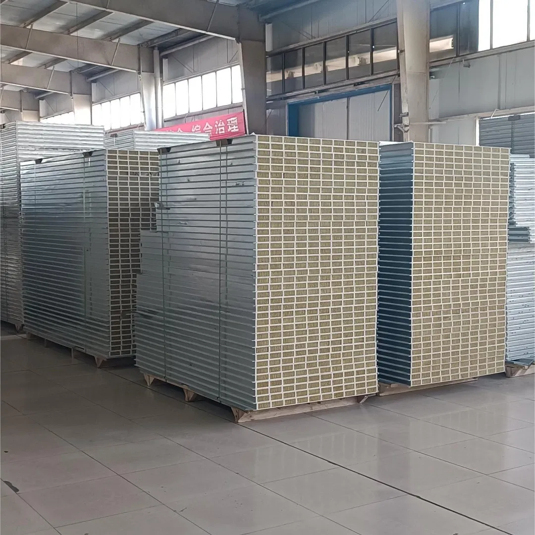 Thermal Insulated Walk-in Freezer Wall High Density 100mm Sandwich Wall Clean Room Panel Workshop Wall Insulation