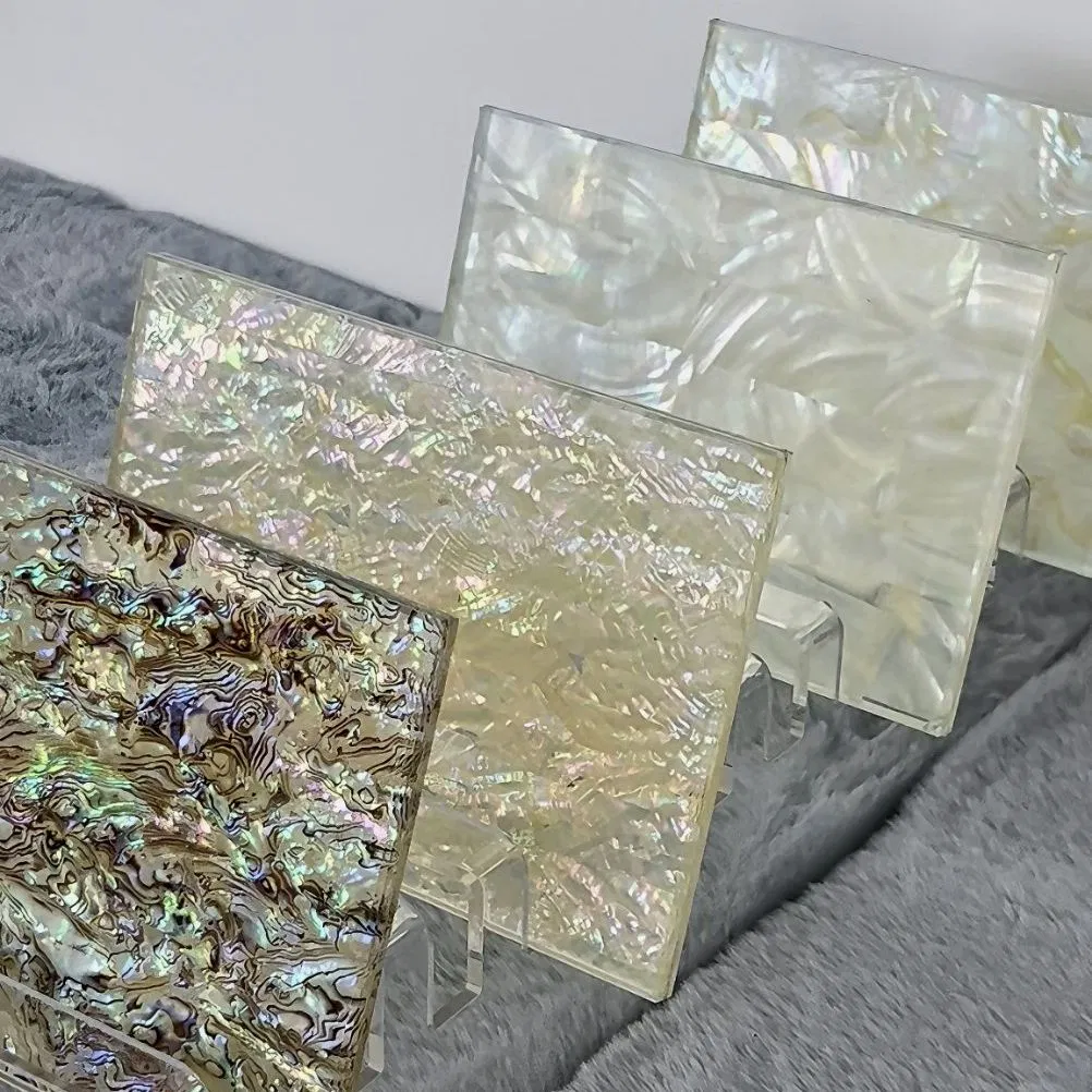 Decorative Shell Laminated Glass for Interior Partition &amp; Architectural Design