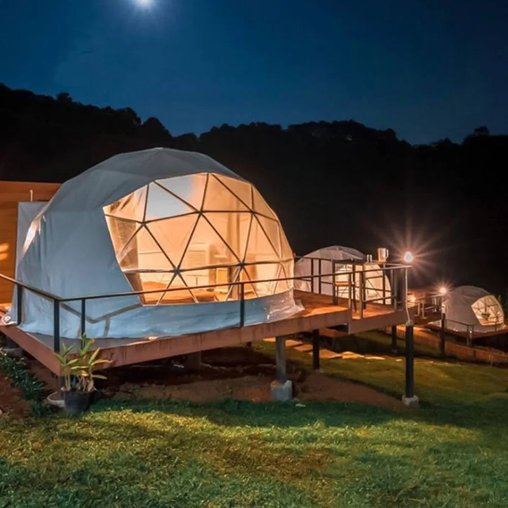 Premium Transparent Gazebo for Luxury Glamping and Dome Tents