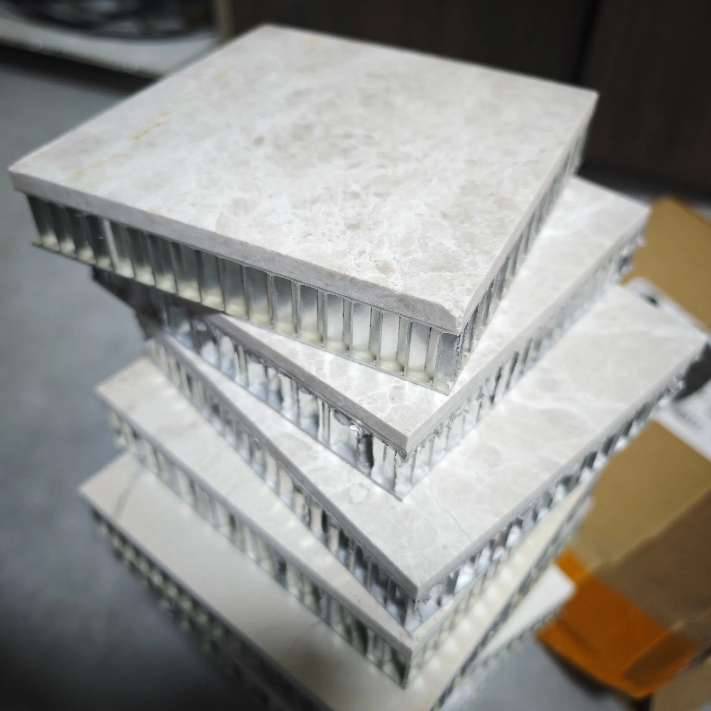 Marble Table Production Board Fire Protection Class A2 and Elegant Design