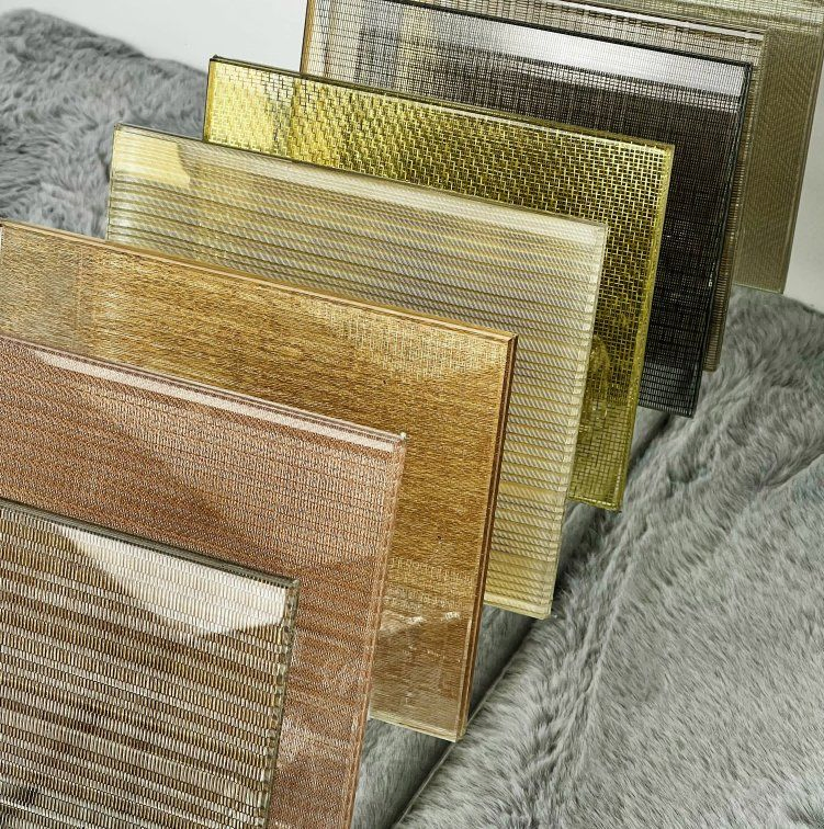 Decorative Metal Mesh Laminated Glass for Architectural &amp; Interior Applications