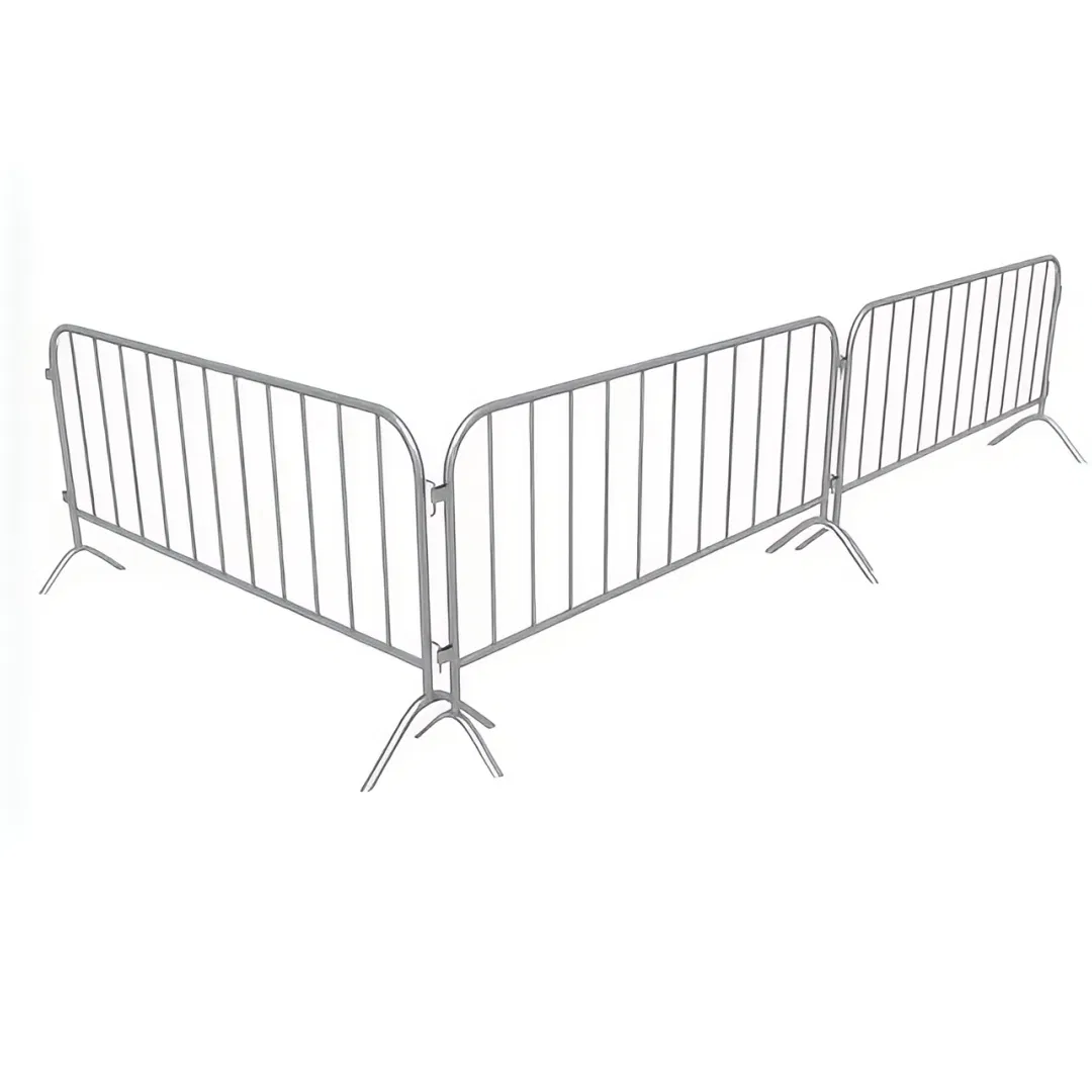 Factory Sales Crowd Control Barrier Road Barrier Professional Customization Mobile Crowd Barrier Protection Foldable Easy Storage Security Temporary Fence