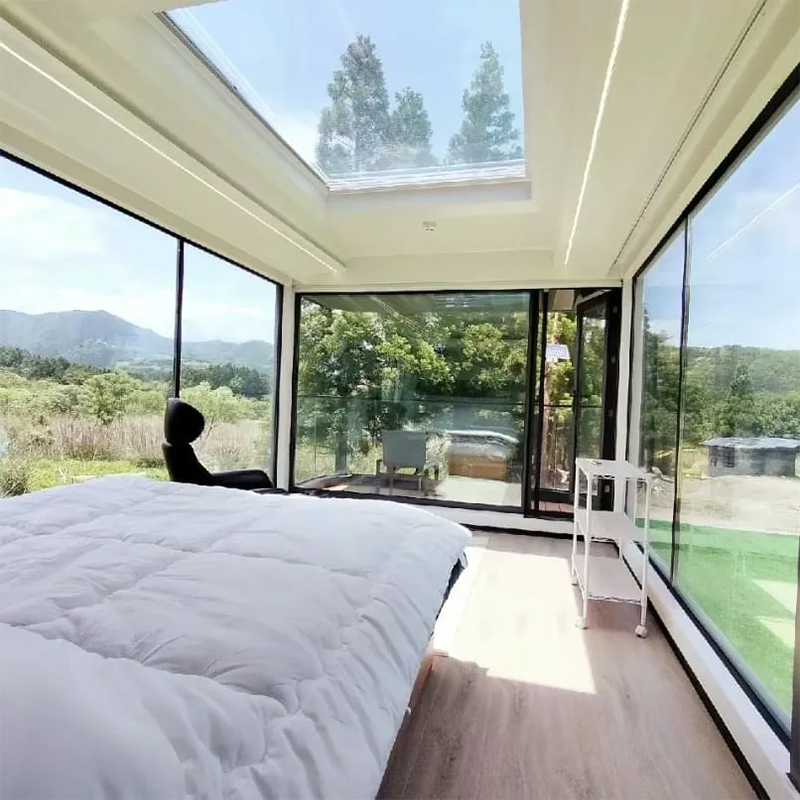 Hot Customized Insulation Hotel Rooms Building Accommodation Prefabricated Villa