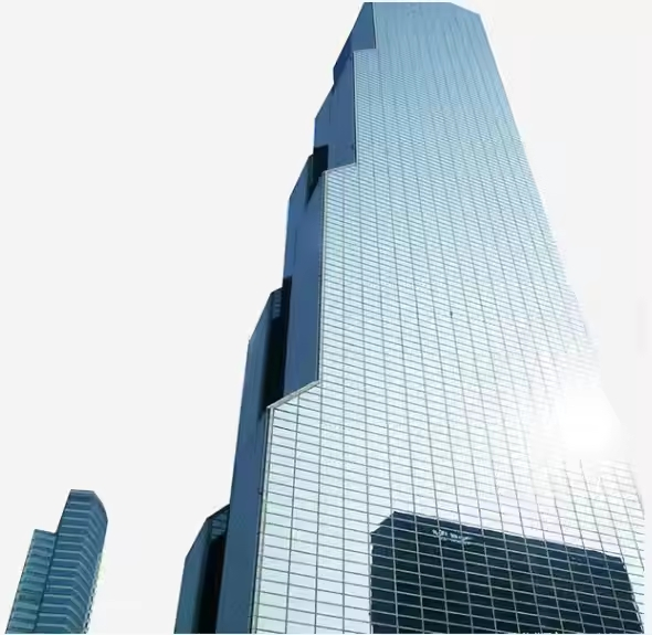 Custom Thick Laminated Safety Tempered Glass for Building Exterior Floor Stairs Exterior Wall Building Decorative Curtain Wall