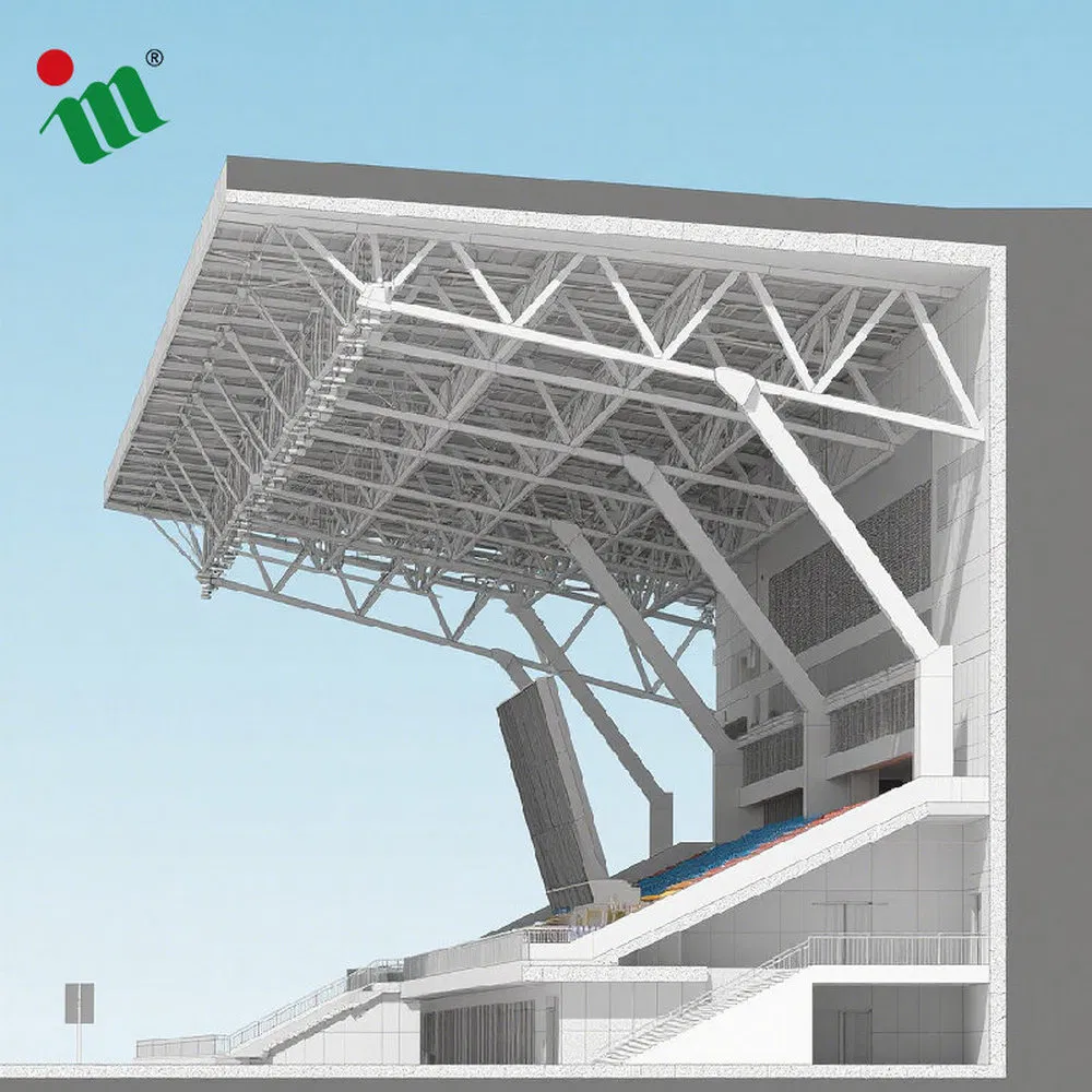 Robustness Long Service Life Q235B Gymnasium Prefab Steel Structure Building