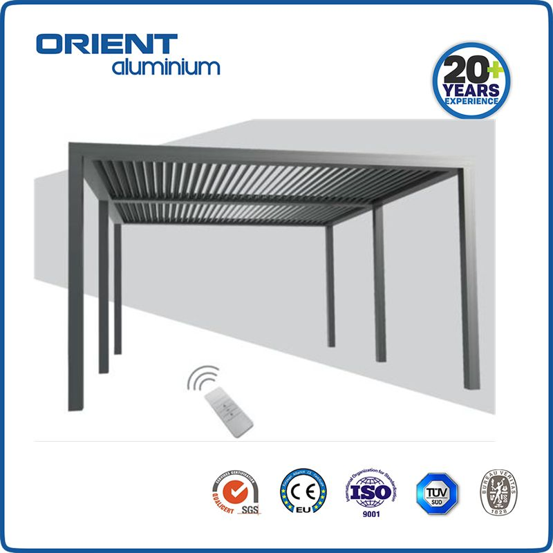 Popular Modern Louver Aluminum Big Garden Gazebo Pergola Outdoor