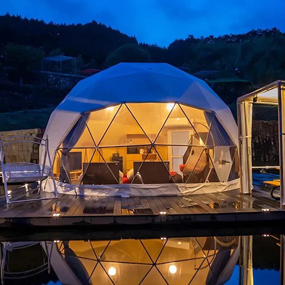 Premium Transparent Gazebo for Luxury Glamping and Dome Tents