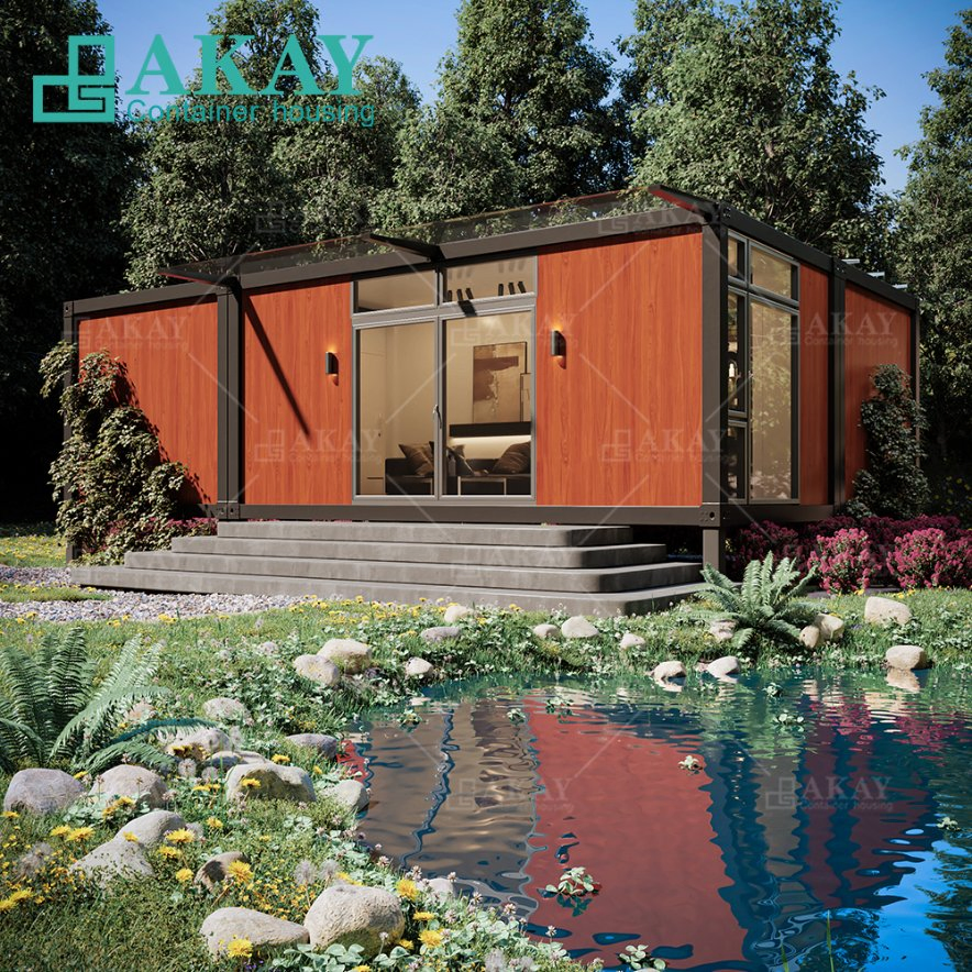 Portable Wooden Cabin House Outdoor Construction Green House Modular Prefab Homes Modern Capsule House