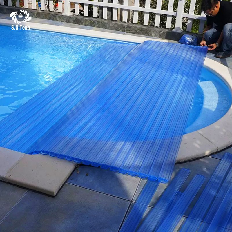 Electric Automatic Safety Pool Cover Retractable Thermal Insulation Waterproof UV-Resistant Energy Saving Durable for Inground Above Ground