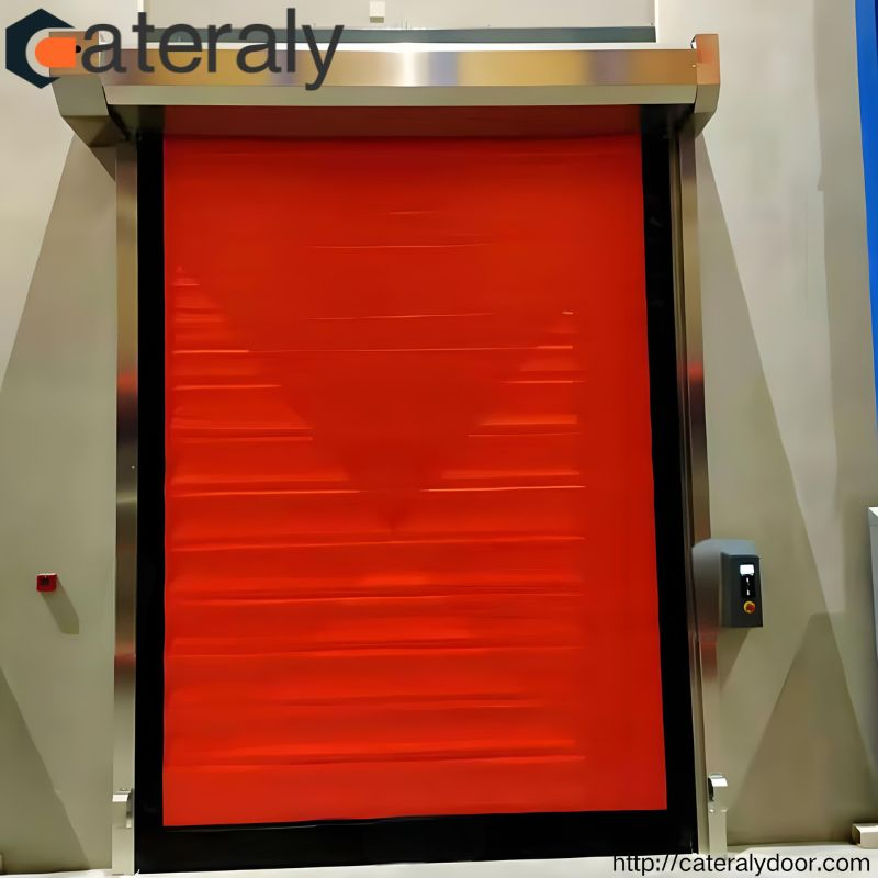Factory Wholesale High Performance Door for Insulated Cold Storage Door Energy Efficiency Needs High Speed Door Automatic Door