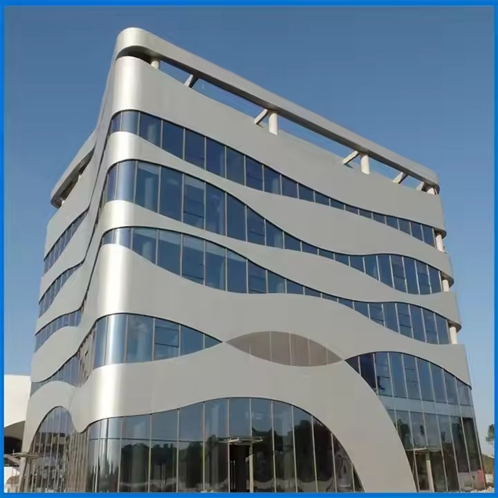 Custom Thick Laminated Safety Tempered Glass for Building Exterior Floor Stairs Exterior Wall Building Decorative Curtain Wall