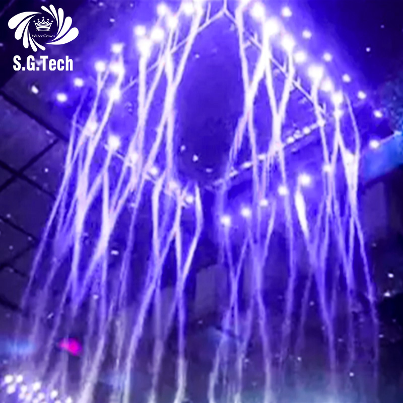 Water Crown Fashion Automatic Water Curtain Custom Stainless Steel Design