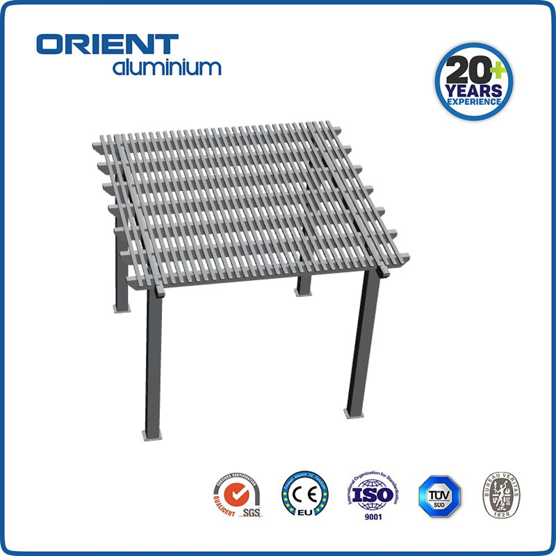 Popular Modern Louver Aluminum Big Garden Gazebo Pergola Outdoor