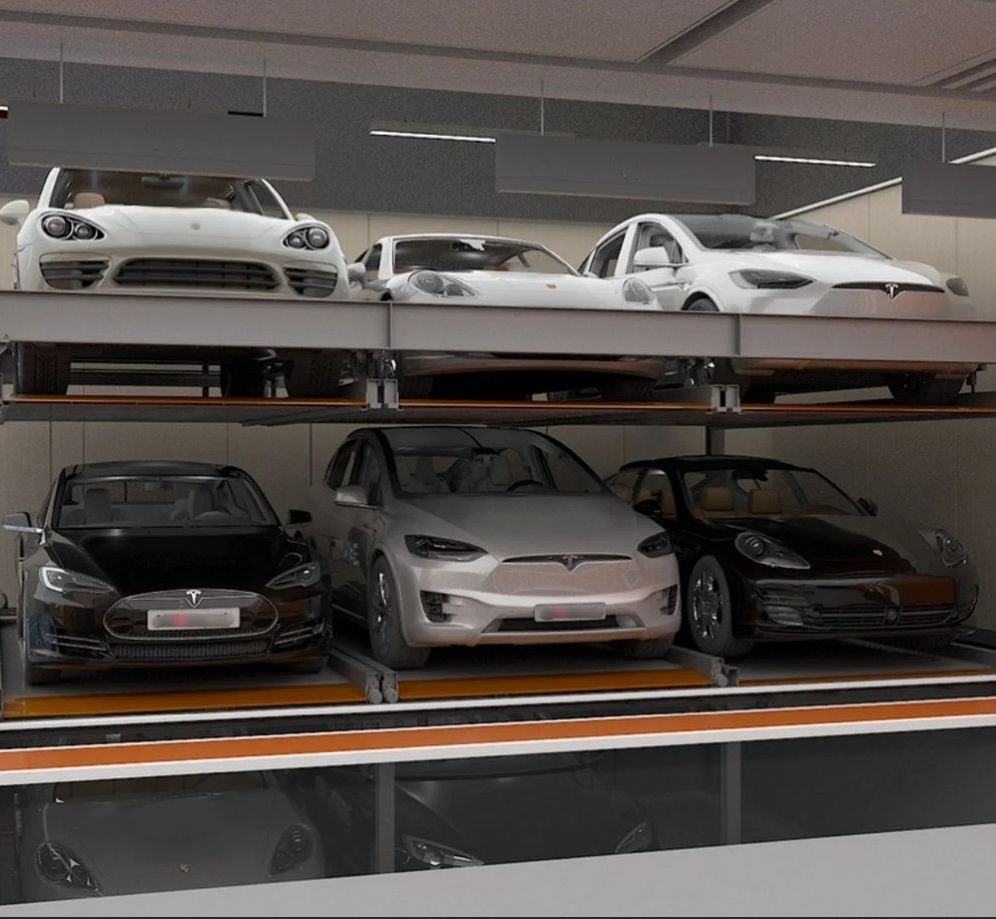 Multi Level -5 -4 -3 -2 -1 2 3 4 5 6 CE Tabitha Sliding Lifting Platform Automatic Pit Under Ground Car Puzzle Parking System