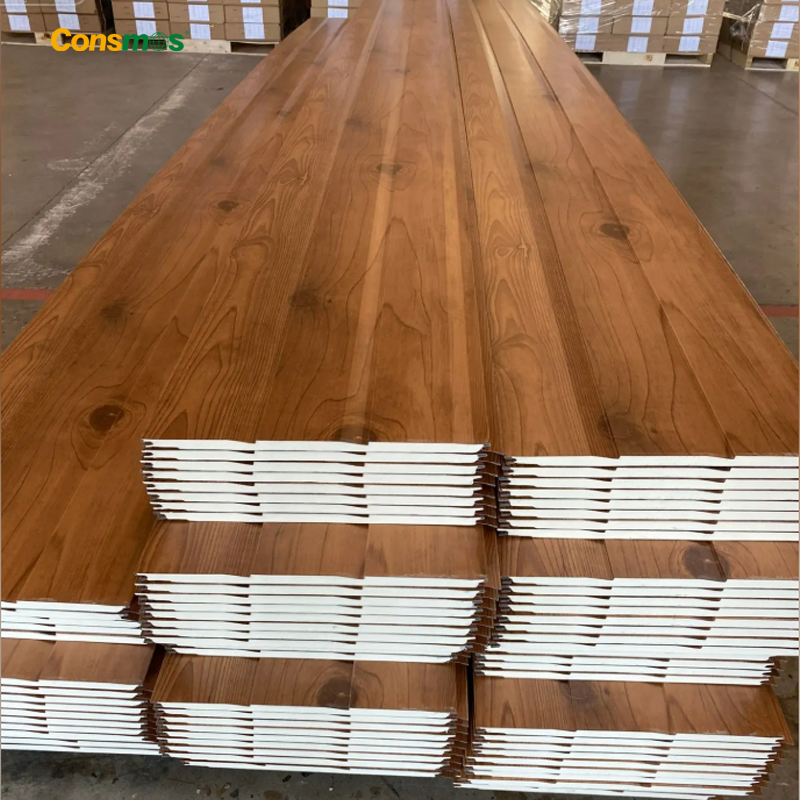 Prefab Construction Material Sound-Proof Composite Insulation Board EPS/PU Wall/Roof Sandwich Panels for Building