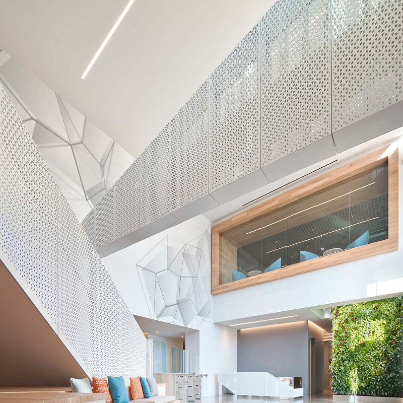 Decorative Aluminium Perforated Facade Panel for Modern Building Facade Design