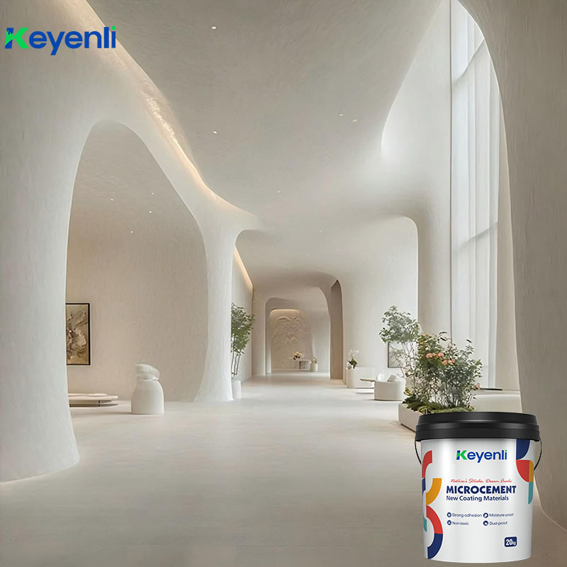 Keyenli New Arrival Easy Maintenance Waterproof Micro Cement Floor Micro Cement Table