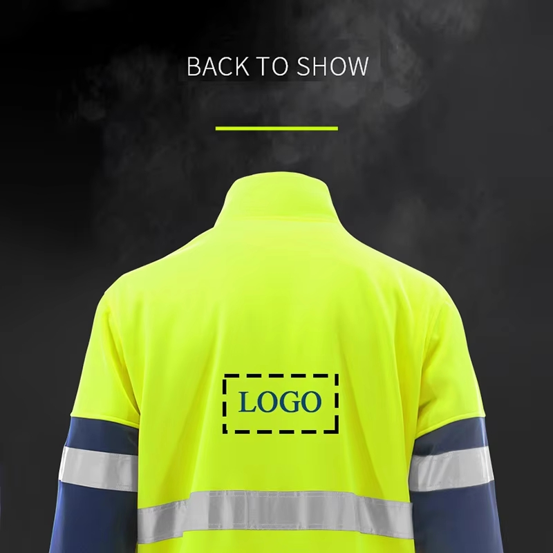 Customized Class 2 High Visibility Workwear Reflective Safety Jacket