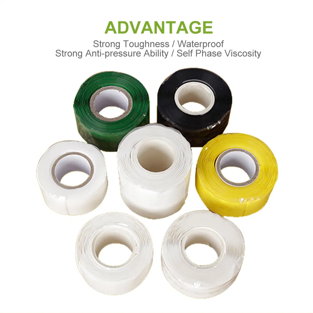 Customization Color Waterproof Tape UV-Resistant Insulating Silicone Self-Fusing Tapes for Electrical