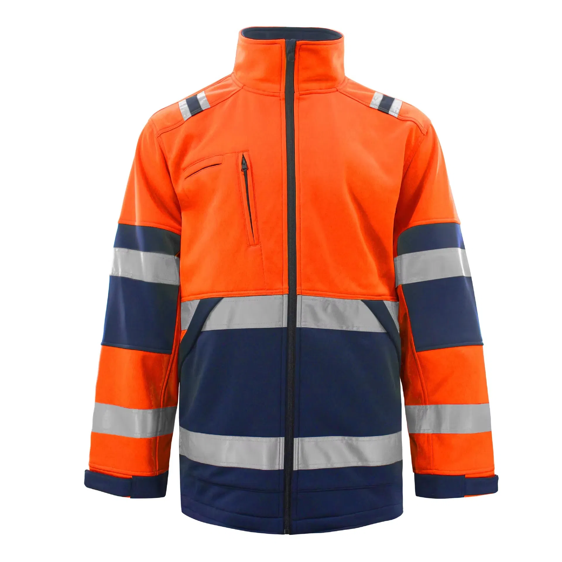 Customized Class 2 High Visibility Workwear Reflective Safety Jacket