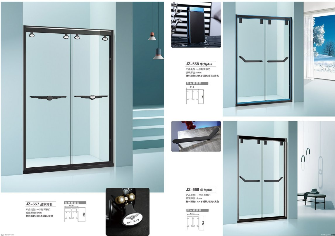 Customized 304 Stainless Steel Sliding Doors for Energy Efficiency and Style