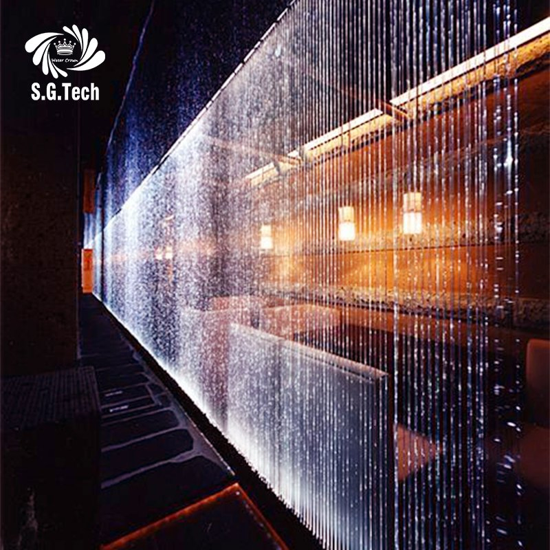 Water Crown Waterfall Wall - Custom Indoor/Outdoor Water Curtain Design