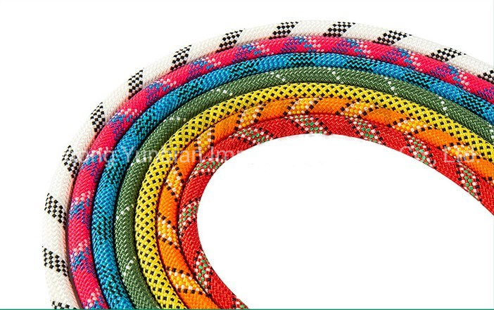 China Factory Hot Selling Braided Woven Outdoor Climbing Rope/Rescue Rope/Escaper Rope Nylon/Polyester Safety Rope Fall Prevetion for High Altitude Work