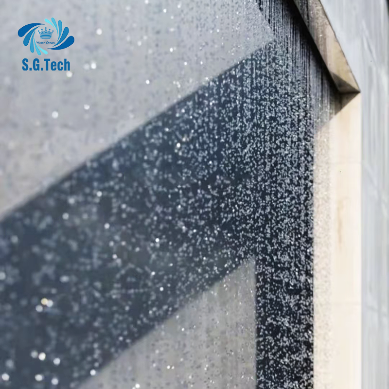 Artistic Stainless Steel Water Curtain-Modular Design of Residential/Commercial Water Wall