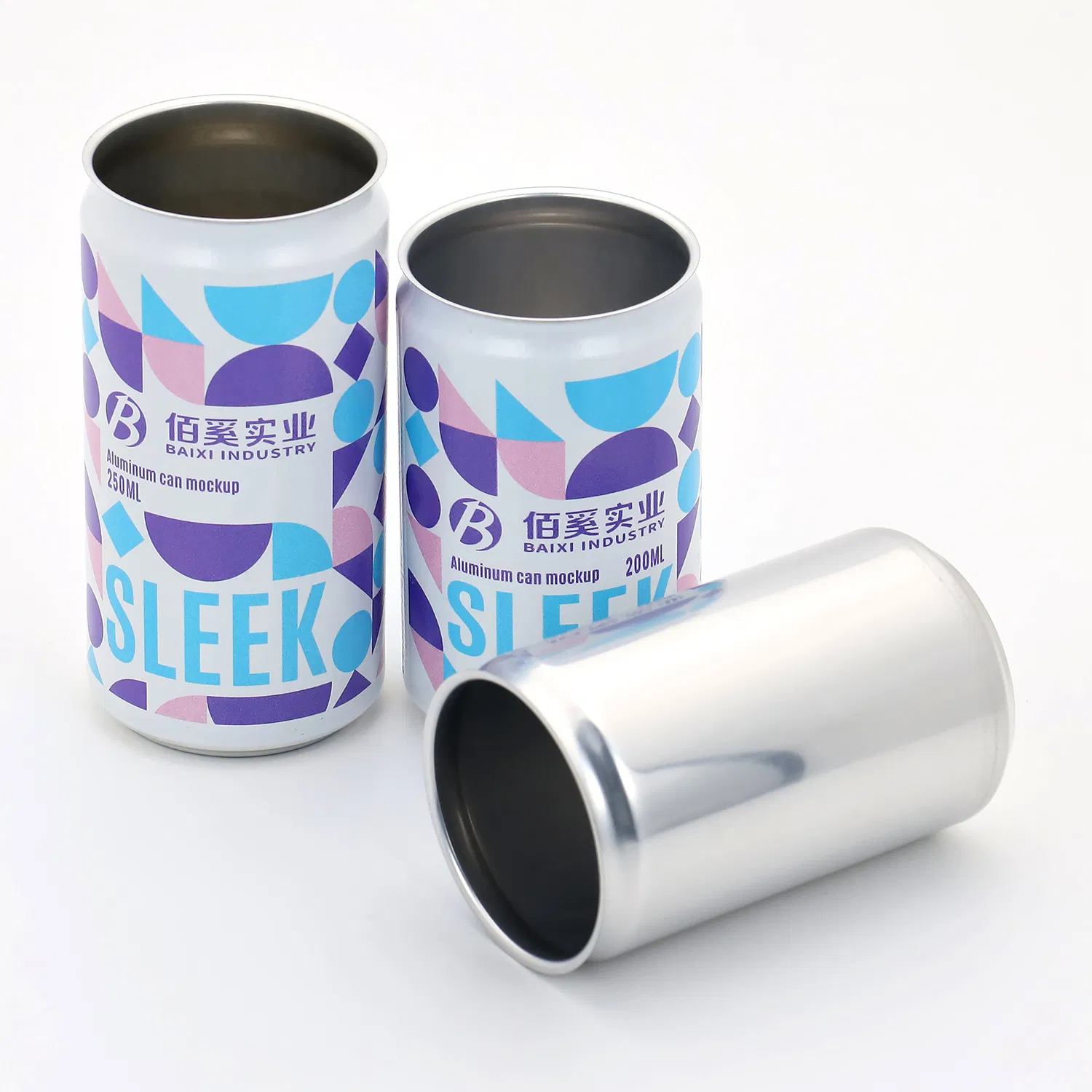 Customization Standard Stubby Sleek Slim Model Aluminum Beverage Cans Soda Cans Beer Cans Coffee Cans with Sot Rpt Easy Open End