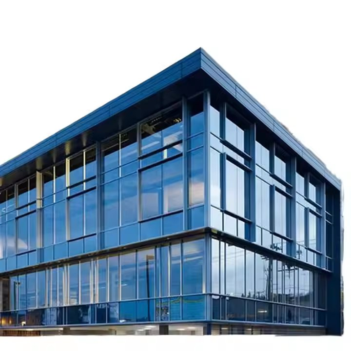 Custom Thick Laminated Safety Tempered Glass for Building Exterior Floor Stairs Exterior Wall Building Decorative Curtain Wall