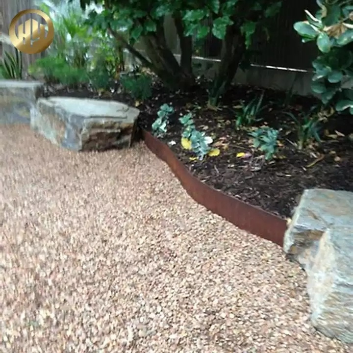 Garden Aluminum / Metal Laser Cut Lawn Border Edging