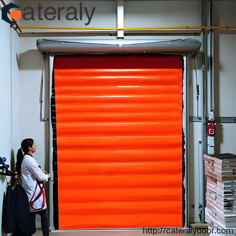 Factory Wholesale High Performance Door for Insulated Cold Storage Door Energy Efficiency Needs High Speed Door Automatic Door