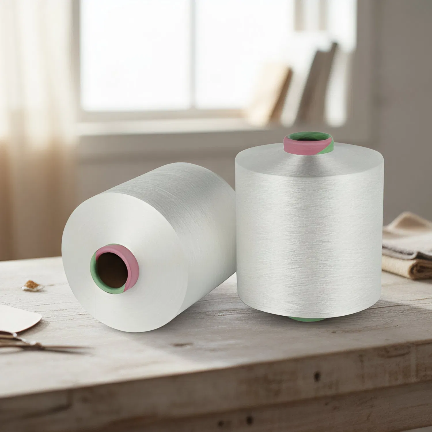 Eco-Friendly Recycled Dope Dyed Grs Cdp 75D/72f Polyester Yarn