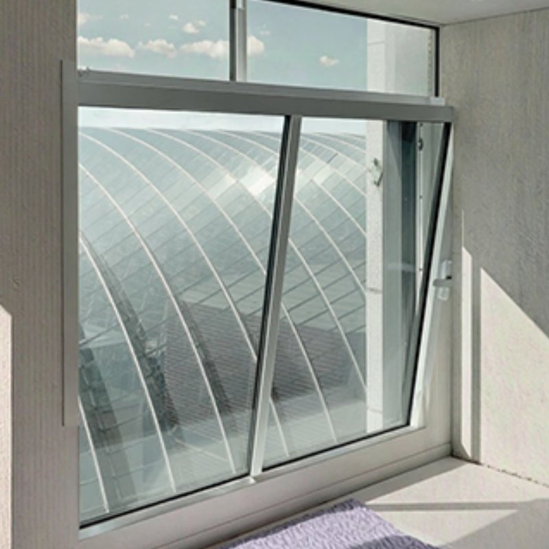 Aluminum Awning Window Strong Frame for Luxury High Rise Building Facade