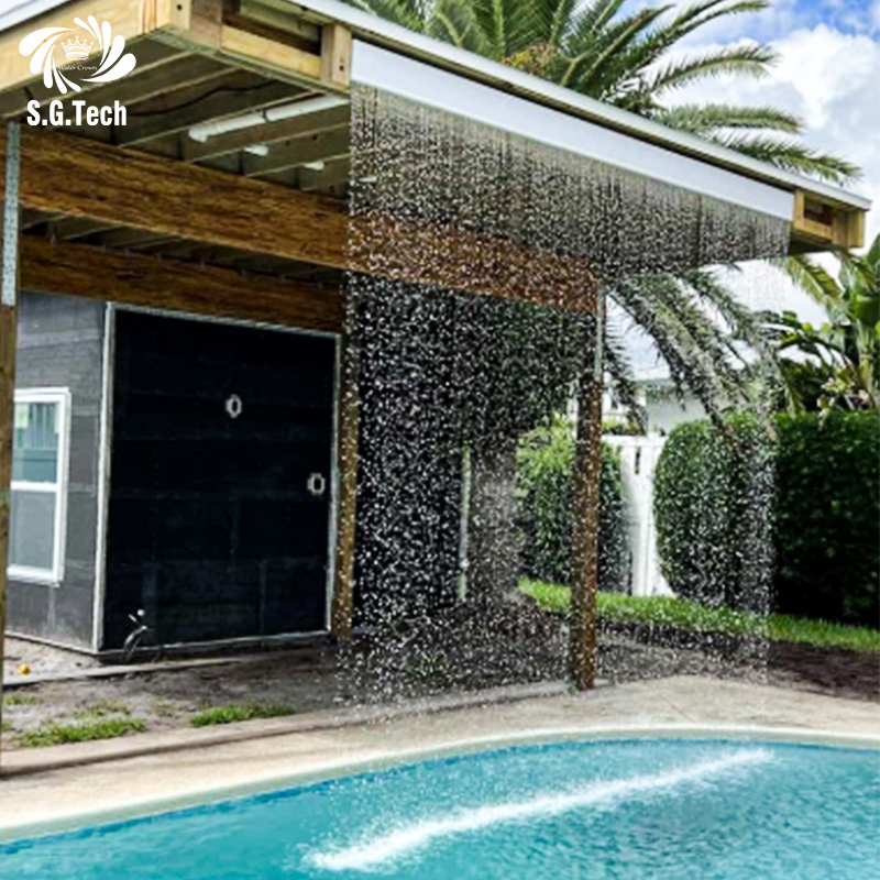 Water Crown Custom Design for Shopping Malls and Events Water Curtain