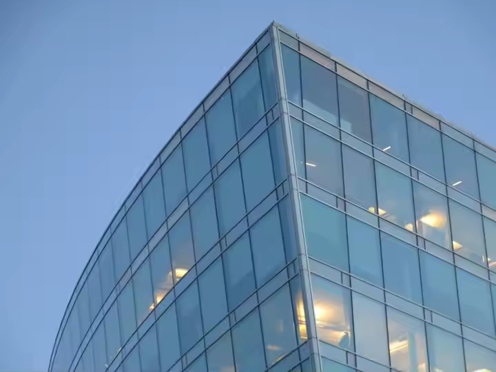 Modern Style Fixed Window Glass for Large Buildings High Quality Inlaid Door Exteriors-for Villas Aluminium Steel Curtain Walls