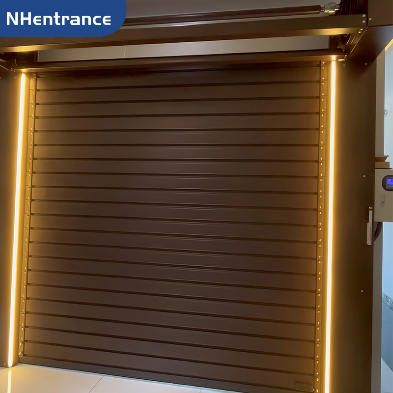 Commercial High Speed Spiral Rolling Door Aluminum Alloy Security Door for Fast Action and Energy Efficiency