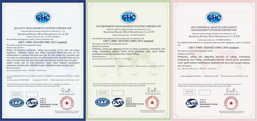 Certifications