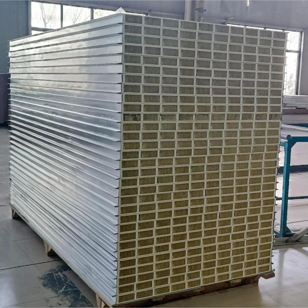 Thermal Insulated Walk-in Freezer Wall High Density 100mm Sandwich Wall Clean Room Panel Workshop Wall Insulation