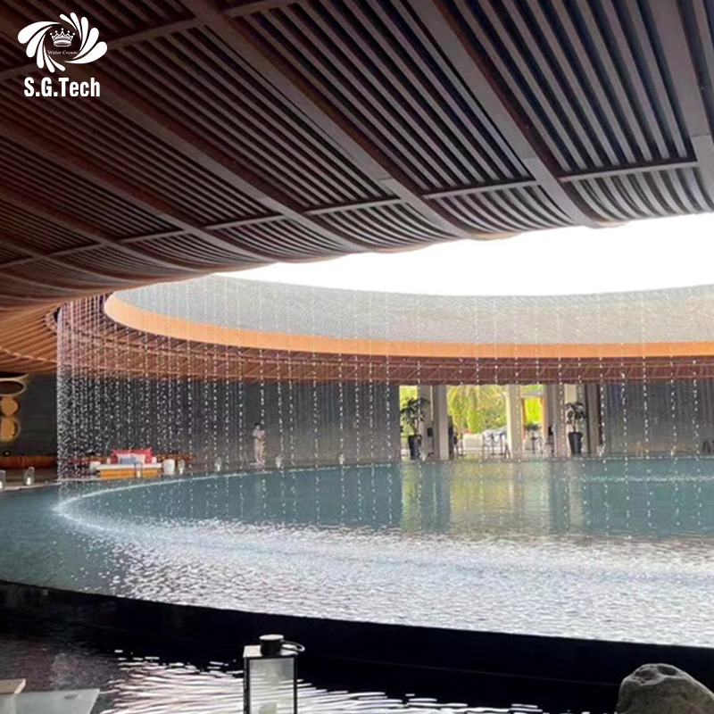Water Crown Custom Design for Shopping Malls and Events Water Curtain
